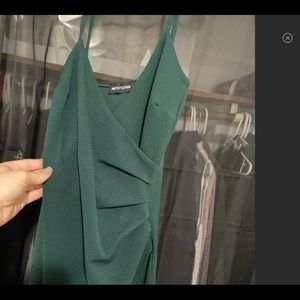 PLT Emerald maxi dress with slit